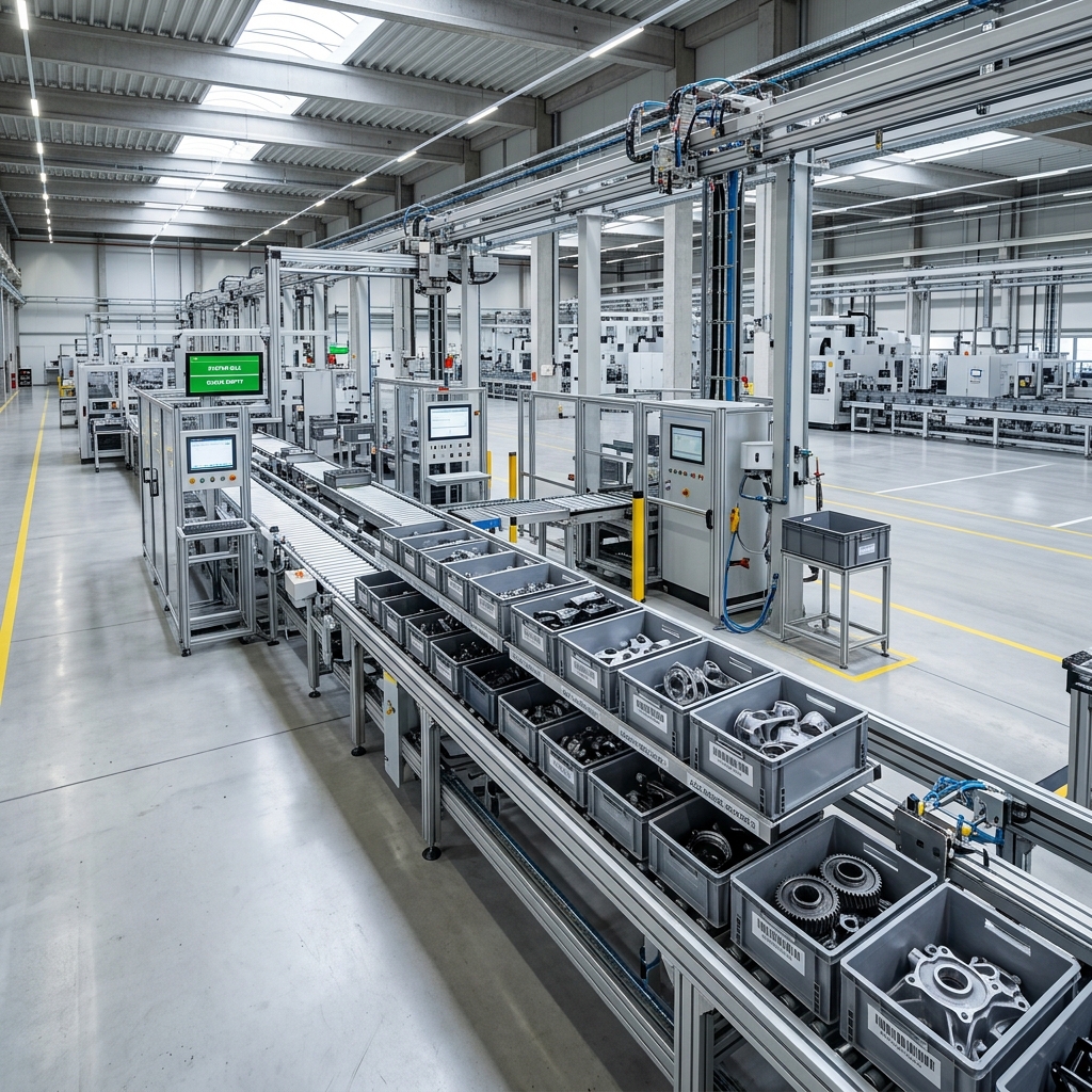 Automotive SPS Sorting and Line Feeding